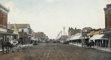 Downtown Fullerton around 1904.